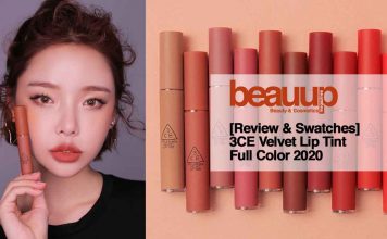 [Review & Swatches] 3CE Velvet Lip Tint 2020