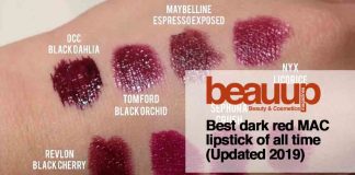 Best dark red MAC lipstick cover