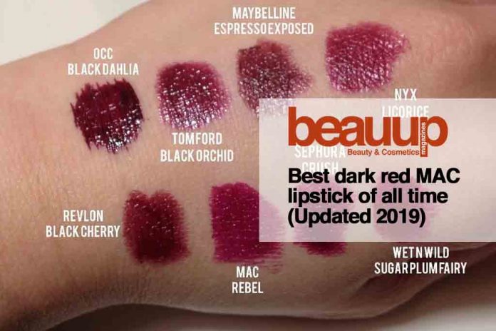 Best dark red MAC lipstick cover
