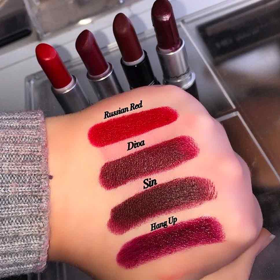 mac red lipstick