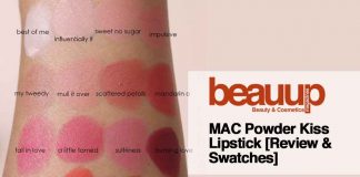 MAC Powder Kiss Lipstick [Review & Swatches] cover