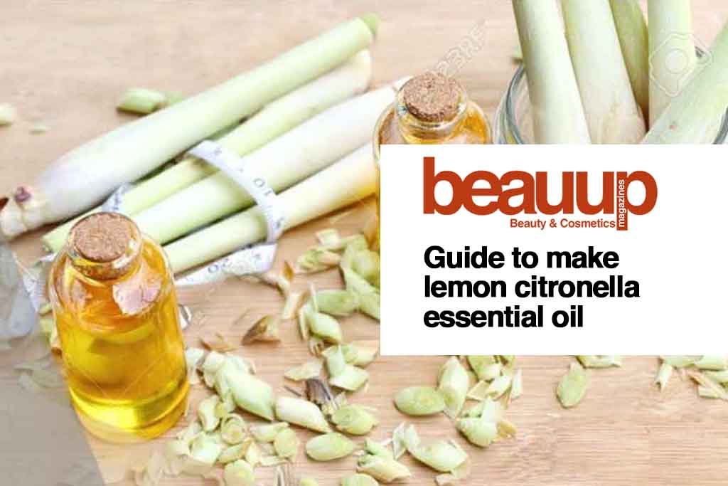 Guide to make lemon citronella oil to incense your room