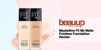 Maybelline Fit Me Matte Poreless Foundation Review cover