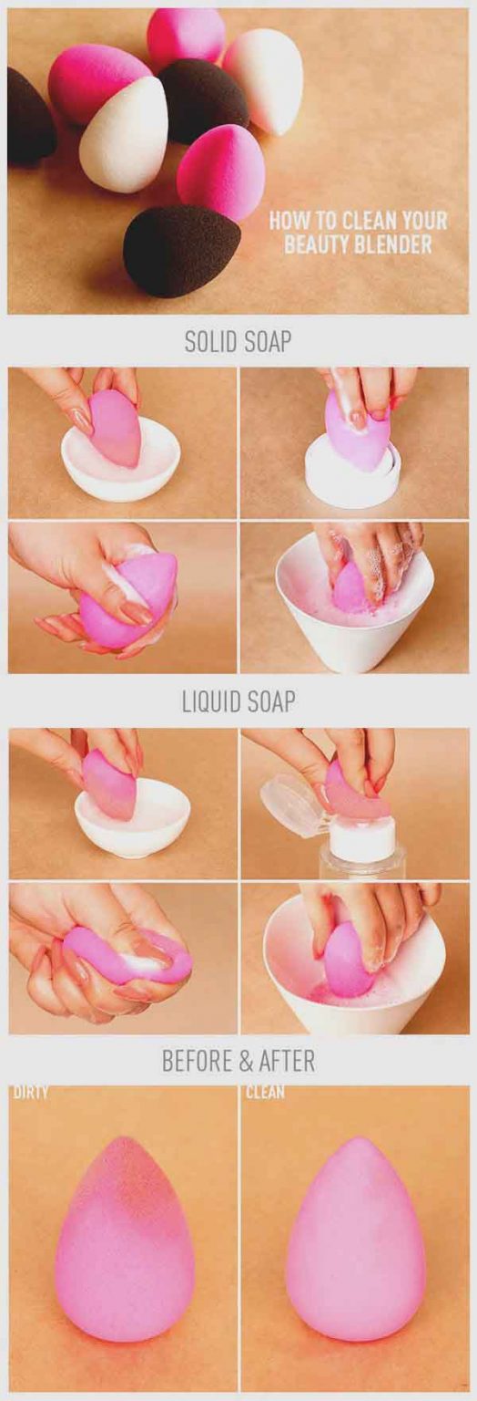 How to clean a beauty blender?