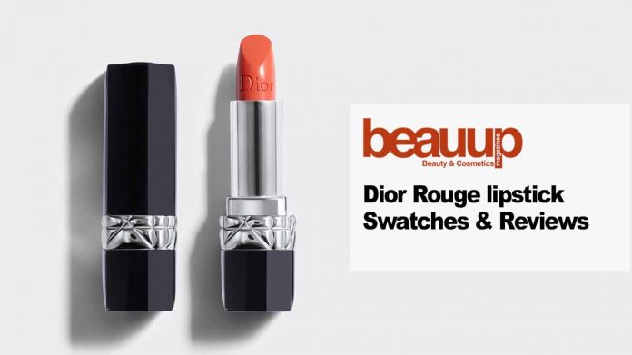 Dior Rouge lipstick swatches & reviews