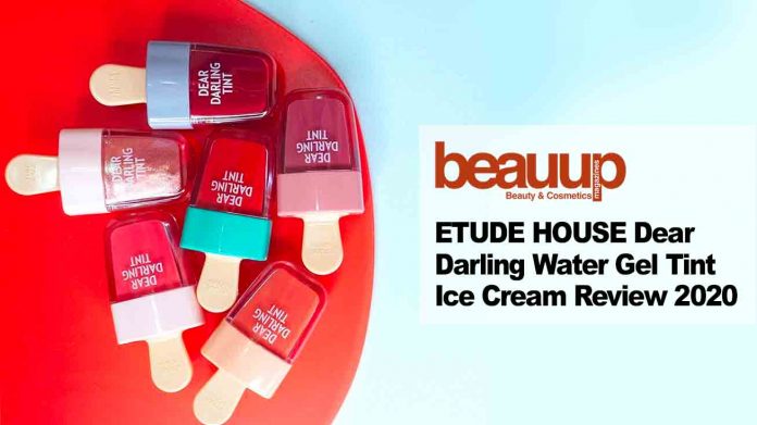 ETUDE HOUSE Dear Darling Water Gel Tint Ice Cream Review 2020