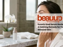 High-end beauty editorial: Radiant woman showing luminous skin and soft natural lighting.