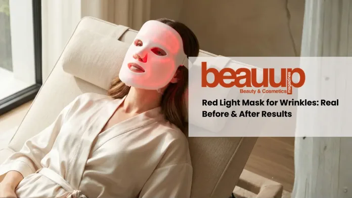 red face mask for wrinkles