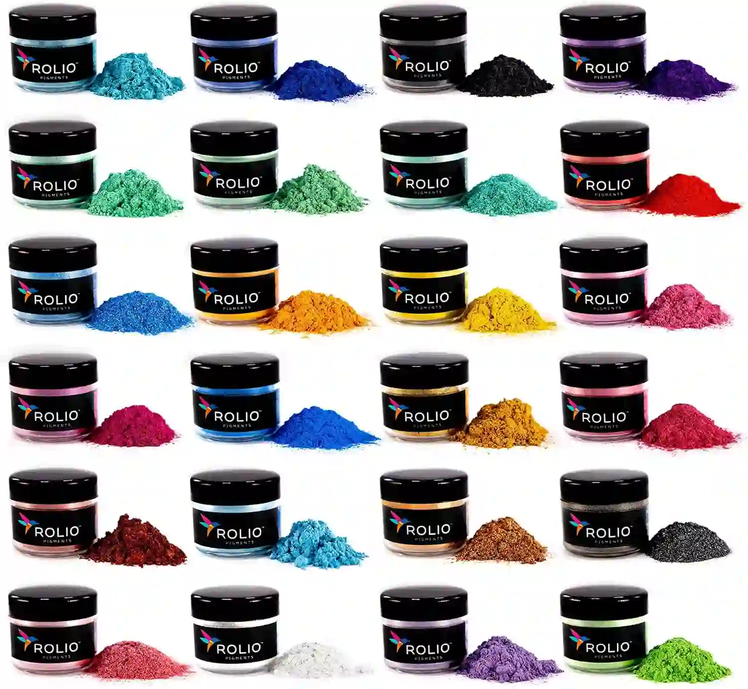 Rolio Mica Powder 24 Color Set