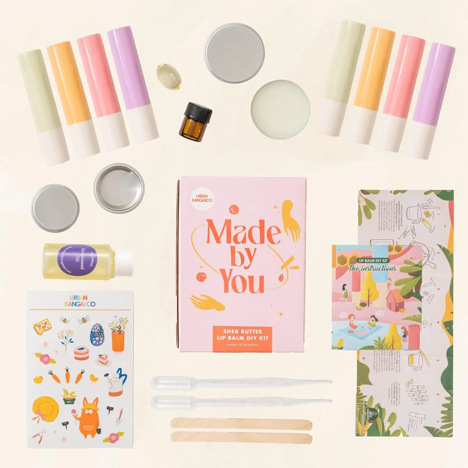 Urban Kangaroo DIY Lip Balm Making Kit