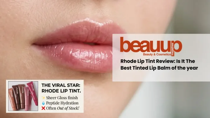rhode lip tint review beauup cover