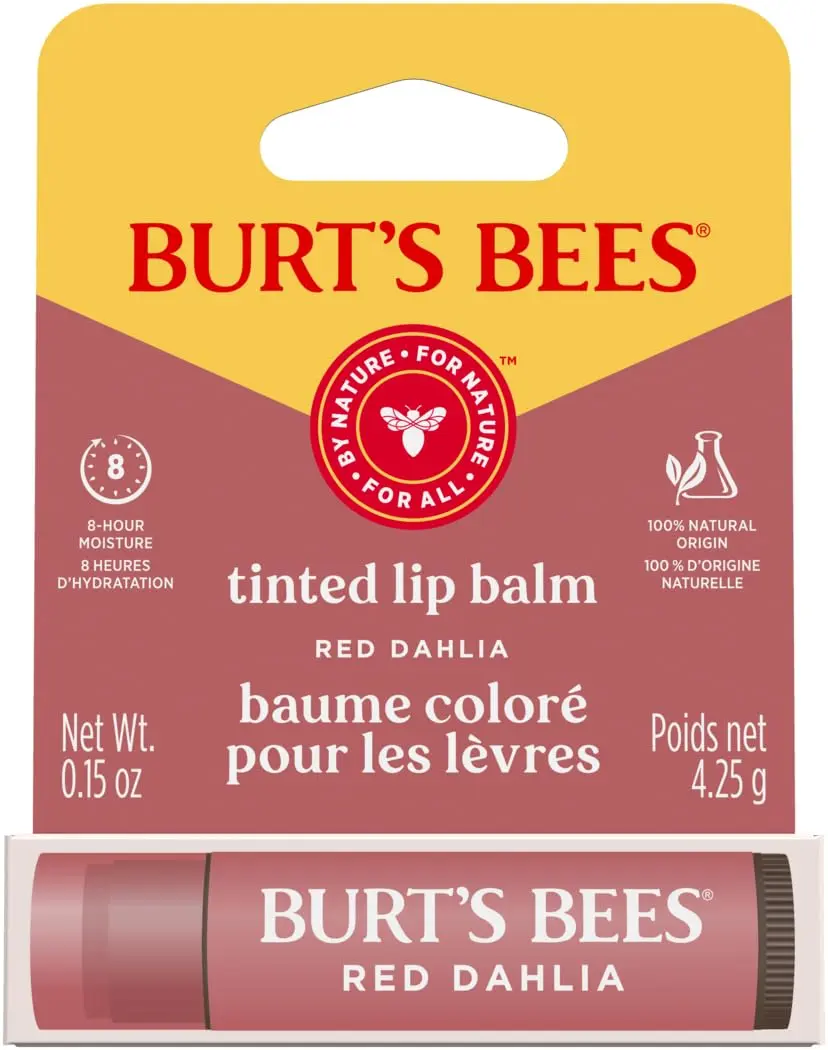 Burt's Bees Tinted Lip Balm Red Dahlia